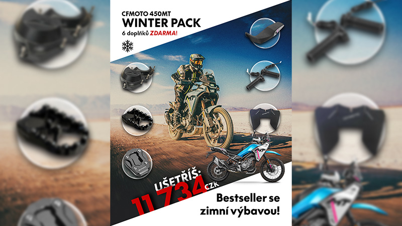 CFMOTO 450MT - balíček zimního příslušenství