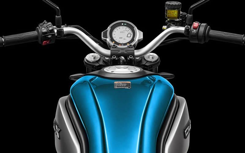 cfmoto 700cl x heritage 2023 modra pristrojovy stit cfmoto 700cl x heritage 2023 modra pristrojovy stit