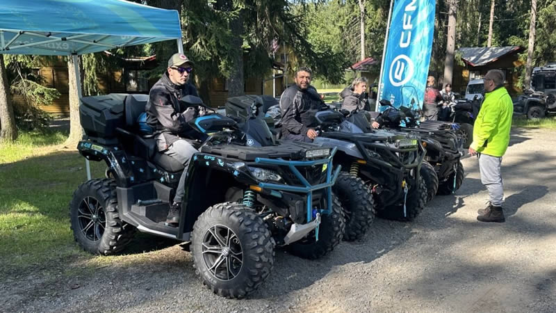 Sraz čtyřkolek CFMOTO