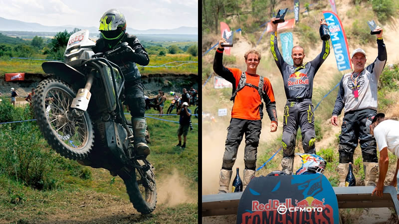 Stupně vítězů -  Red Bull Romaniacs